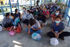 284 TKI ilegal dideportasi dari Malaysia melalui  pelabhan Tanjungpinang