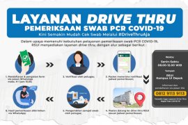RSUI buka layanan pemeriksaan swab PCR COVID-19 'drive thru'