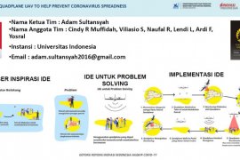 Prototipe pesawat tanpa awak antar mahasiswa UI juara kompetisi COVID-19 INA IDEAthon