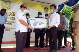 BP-JAMSOSTEK Mimika santuni ahli waris Bamuskam Atuka Rp42 juta