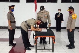 Waka Polres Sangihe pimpin serah terima Kasat Intelkam