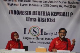 LSI Denny JA: Masyarakat bisa bekerja kembali dengan lima kisi