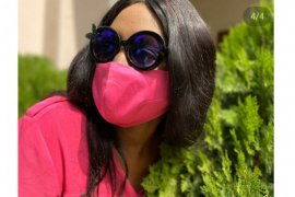 Masker jadi bagian gaya berbusana