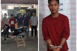 Pencuri 58 tablet milik SMPN 2 Bahorok Langkat diringkus Polisi