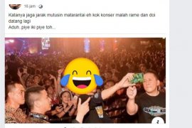 Hoaks, Presiden hadiri konser saat Pandemi COVID-19