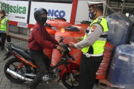 Polresta Malang Kota keluarkan 108 teguran bagi pelanggar PSBB
