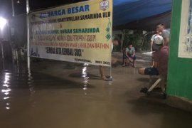Banjir kepung Kota Samarinda pada malam Lebaran