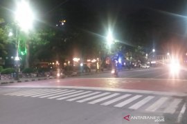 Kota Medan sepi saat malam takbiran