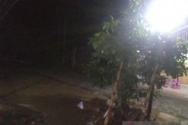 Hujan lebat malam idul fitri di pedesaan batu benawa HST