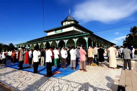 Shalat Id berjamaah di Bulungan dengan protokol kesehatan