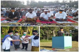 Shalat Ied Pemkab Tapsel terapkan protokoler kesehatan