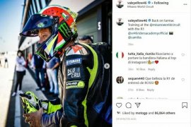 "Lockdown" longgar,  Valentino Rossi libas Sirkuit Misano
