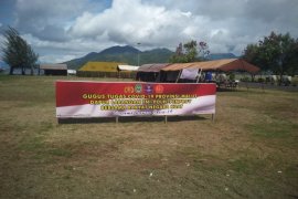 Dapur lapangan TNI-Polri di Kota Ternate dioperasikan