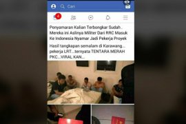 Cek fakta: benarkah militer China menyamar jadi pekerja proyek?
