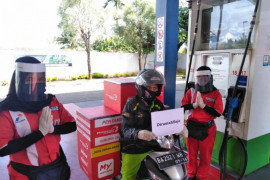 Tak perlu keluar rumah, masyarakat yang butuh produk Pertamina dapat pesan melalui PDS