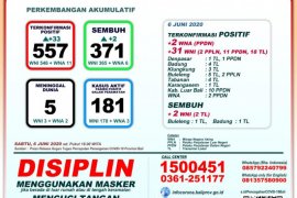 Dalam 24 jam pasien positif COVID-19 di Bali bertambah 33 orang