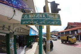 Aksara Incung Kerinci digunakan untuk penunjuk jalan