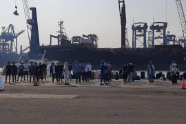 241 Indonesian cruise ship crew arrive in Jakarta