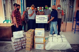 BUMN Jambi serahkan bantuan ke BPBD Muarojambi