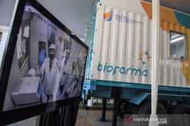 Serah terima peminjaman Mobile Laboratorium BSL 3
