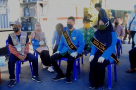 Di Posko PSBK Basirih ada Duta COVID-19