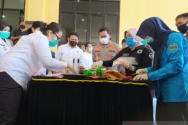 Polda Kalbar musnahkan barang bukti sebanyak dua kilogram sabu-sabu