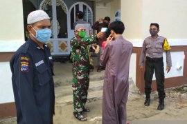 Kodim 1022/TNB gencar lakukan pendisiplinan ditempat ibadah jelang normal baru