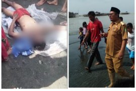 Novriansyah tewas tenggelam di Pantai Jaring Halus Secanggang Langkat