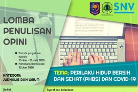 Mitra Bentala-SNV gelar lomba opini terkait COVID-19 dan PHBS