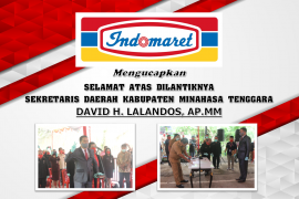 Indomaret - Pelantikan Sekda Kabupaten Minahasa Tenggara