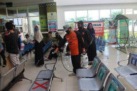 BPBD Paser lakukan penyemprotan disinfektan cegah penyebaran COVID19