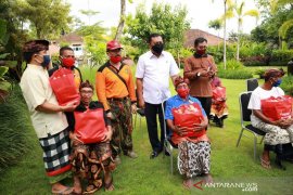 Bupati Gianyar bantu sembako bagi seniman