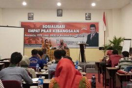 Anggota DPD RI Sanusi Rahaningmas sosialisasi empat pilar kebangsaan