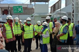Pembangunan pasar rakyat Pariaman sudah 57 persen, gubernur tinjau