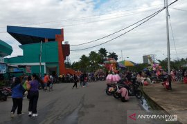 Kawasan GOR Pangsuma Pontianak kembali ramai dikunjungi masyarakat
