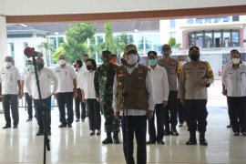 Aparat gabungan TNI Polri amankan pelaksanaan PSBB di Ambon