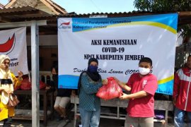 NPCI Jember salurkan bantuan kepada penyandang disabilitas terdampak COVID-19