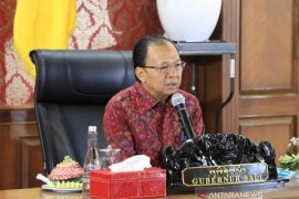 Gubernur Bali ikuti Rakor KPK  lewat "video conference"