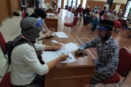 Dinkes Kalbar beri fasilitas tes cepat untuk 132 santri Ponpes Almubarok