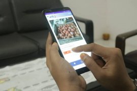 Cegah kontak fisik, pasar rakyat di Lamongan buat aplikasi POL