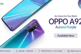 OPPO A92 hadirkan varian warna Aurora Purple