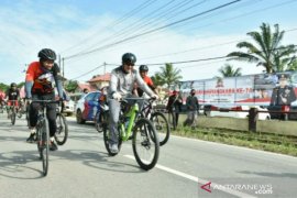 Gubernur Babel bersama Forkopimda "Gowes Geopark Trip" di Bangka Barat