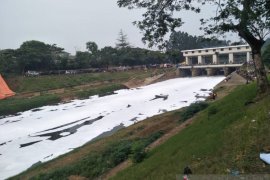 Sungai "bersalju" menjadi pemandangan unik peserta CFD BKT