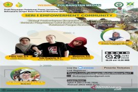 Dukung ketahanan pangan nasional, Polbangtan Medan adakan "Webinar" pemberdayaan berbasis komunitas