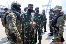 Apel gelar pasukan Latihan Peperangan Laut Khusus 2020