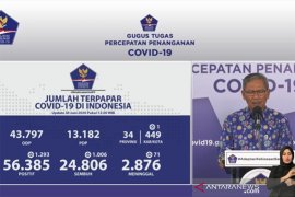 Jubir Yurianto: Positif COVID-19 bertambah 1.293, sembuh bertambah 1.006