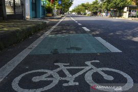 Jalur khusus sepeda di Ciamis