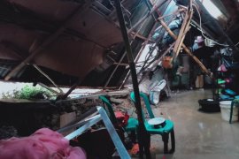 Longsor di kompleks Benteng Otanaha Gorontalo, satu orang terluka