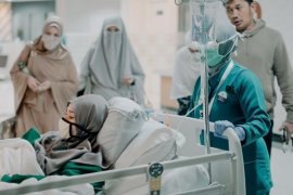 Bayi Zaskia Adya Mecca dipasang alat bantu pernapasan