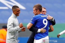 Jamie Vardy raih sepatu emas musim 2019/2020